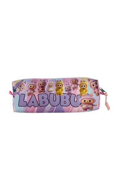 sç Saraçoğlu Çanta Cute Children's Pencil Bag with Labubu Characters