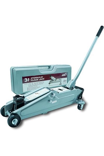 agccar AGC 3 Ton Hydraulic Trolley Floor Jack with Case – Heavy-Duty Car Lift