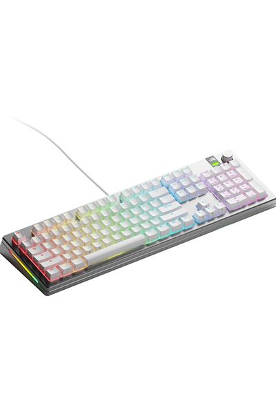 Glorious PC Gaming Race Mechanical Keyboard Glorious GMMK 3 PRO, Fox Switches, Wired, USB, 104 Keys, Silver