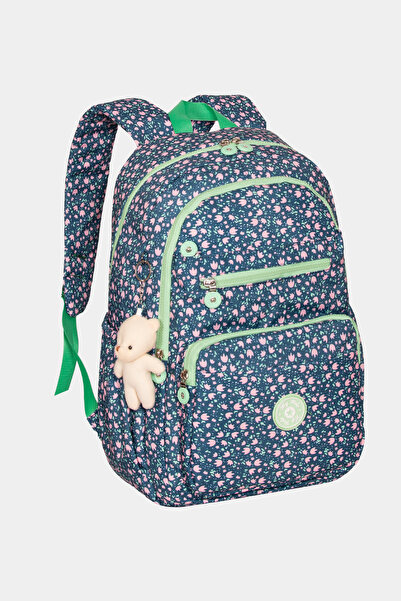 Miracle My Polo Durable Unisex School Backpack with Crinkil Toy