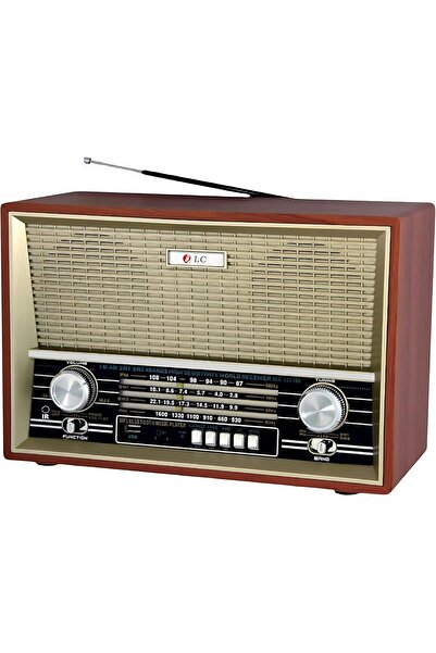 Generic Biki 3-in-1 Bluetooth Speaker Radio (AM/FM/SW, TF/USB, Rechargeable, Disco Light)