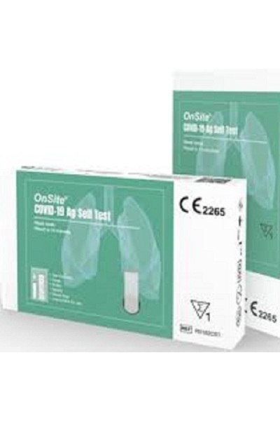 Onsite COVID-19 AG SELF TEST أون سيت الفحص الذاتي للكشف عن مستضد (-19)