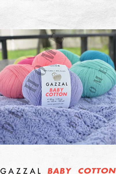 devhome Gazzal Baby Cotton Amigurumi Κλωστή 10 τεμαχίων Punch Hand Knitting String 50 GR Toy Bag String Σετ 10
