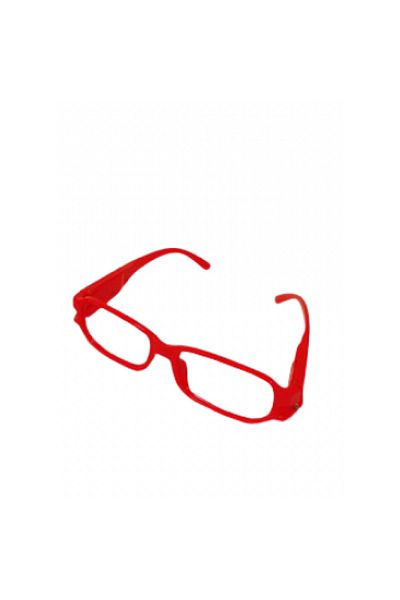 SepetBudur Book Reading Glasses with LED Light - Red