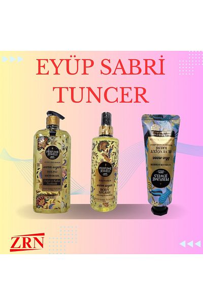 Eyüp Sabri Tuncer Warm Sugar Shower Gel + Warm Sugar Body Fragrance + Blue Moon Hand and Body Cream