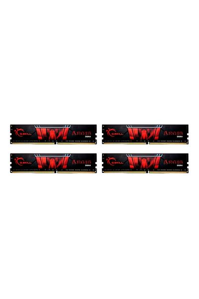 G Skill Memorie GSKill Aegis 64GB (4x16GB) DDR4 3200MHz CL16 Kit cu patru canale