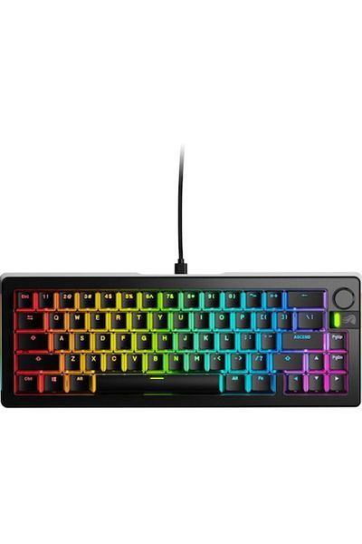 Glorious Tastatură mecanică GMMK 3 PRO, Fox Switches, 66 de taste, USB, cu fir, neagră