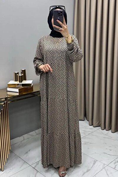 Generic Brand Gülsüm Dress 1. Classroom Sweat-Proof Viscose Fabric Women's Mi...