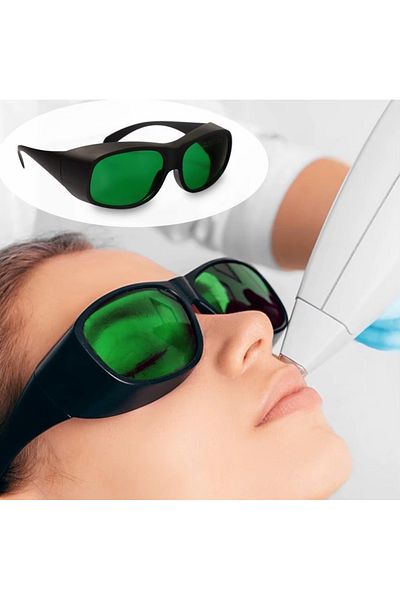 GÜMRÜK BEY Fiber Laser Safety Goggles 630-660Nm Od2+ 800-1100Nm Od5+ for Diode Laser Technicians