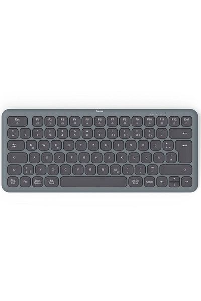 Hama Tastatură wireless WK-500, multi-dispozitiv, radio+Bluetooth, neagră