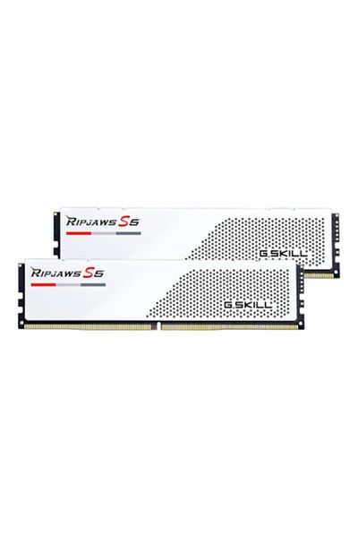 G Skill Memorie RAM, G.Skill, Ripjaws S5/DDR5, 64 GB / 2 x 32 GB, DIMM, 288 pini, 6000 MHz / PC5-48000, Alb