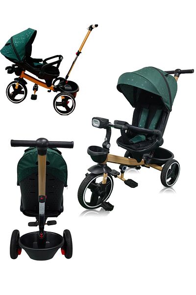 OEM Multifunctional Tricycle for Children, 360° Rotating Seat, Sleeping Position, Foldable