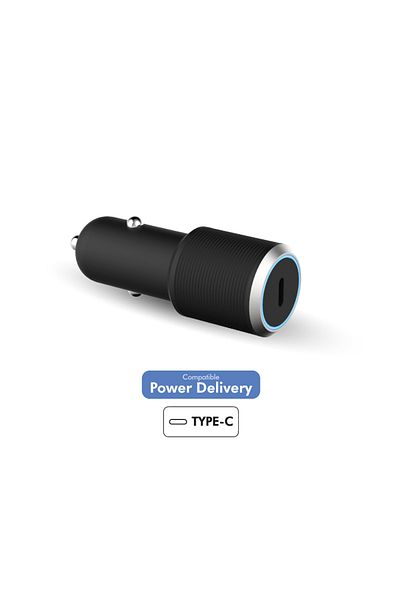 Force شاحن سيارة Power Lite USB C PD 25W Power Delivery