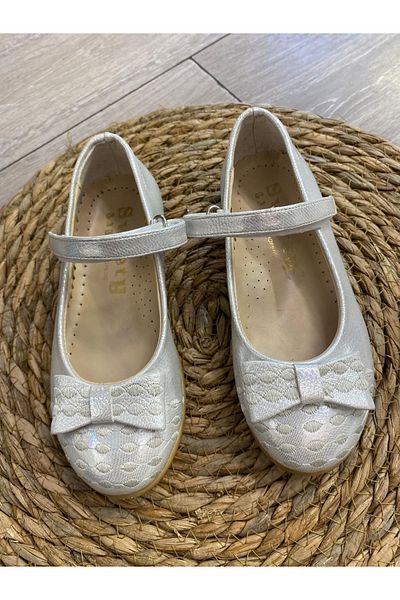 maxxi Lame Bow Ballet Flat