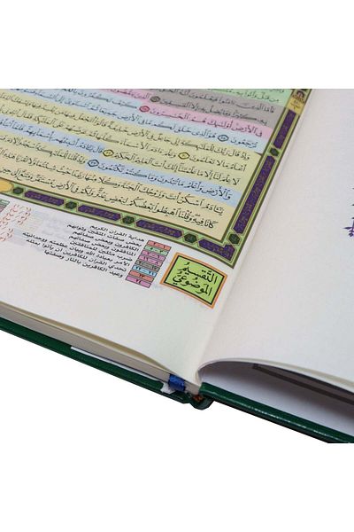 Al Riyan Al-Qiyam Mushaf - Navy Blue - Approved and reviewed in Saudi Arabia