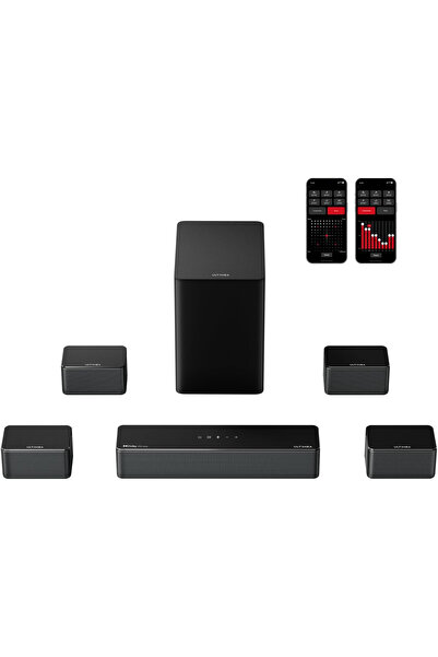 ULTIMEA Poseidon D80 Dolby Atmos7.1Kanal Soundbar 6.5 Kablosuz Subwoofer Ses ...