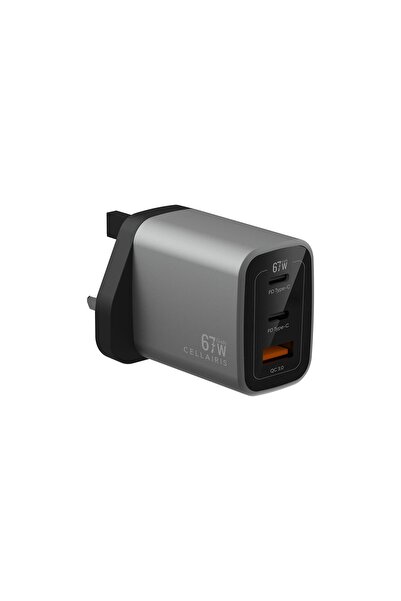 Cellairis Gan Wall Charger Pd 67W Quick Charging + Type-C X 2 -
