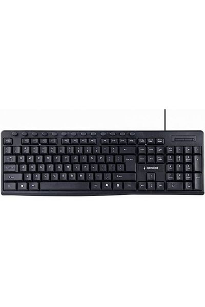 Gembird Tastatura KB-UM-107, cu fir, negru, US layout
