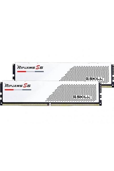 G Skill Kit memorie RAM G.Skill Ripjaws S5 XMP 3.0 Albă, 32GB, DDR5-6000