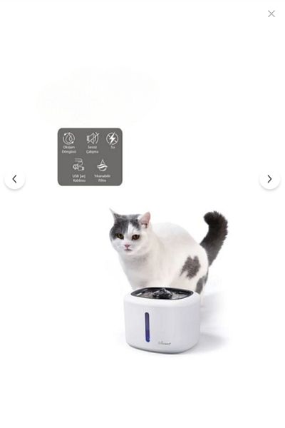 welcomein Kpf 10550 Automatic Cat Dog Water Spring Water Fountain Ultra Quiet Waterfall