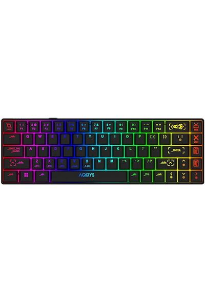 AQIRYS Tastatură mecanică Mira 65%, fără fir/Bluetooth/cu fir
