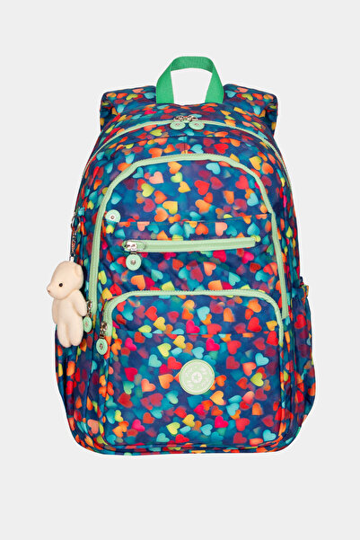 Miracle My Polo Durable Unisex School Backpack with Crinkil Toy