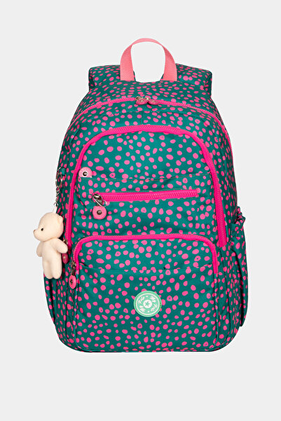 Miracle My Polo Durable Unisex School Backpack with Crinkil Toy