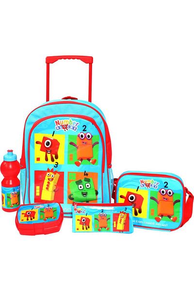 number Blocks 5-in-1 Value Set Trolley Bag with Accessories – 16/17 Inches