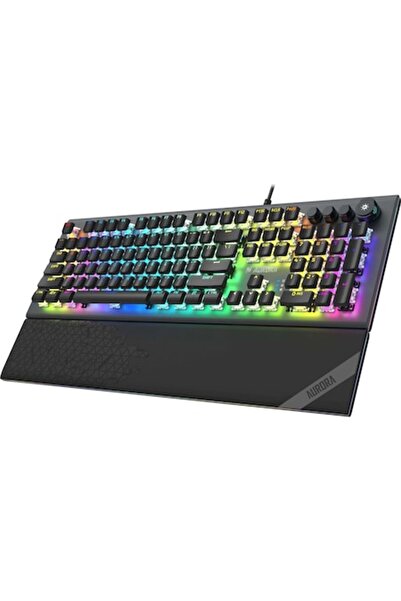 İbox Tastatură cu fir Aurora K-5 RGB, iBOX, neagră
