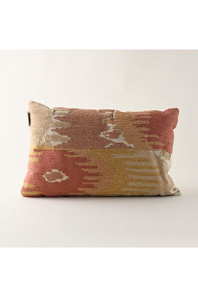 Generic Cotton Embroidered Pillow Rectangular, Multicolor 50*30*12Cm