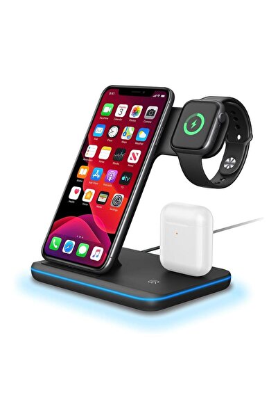 trands 3-in-1 Wireless Desk Charger,