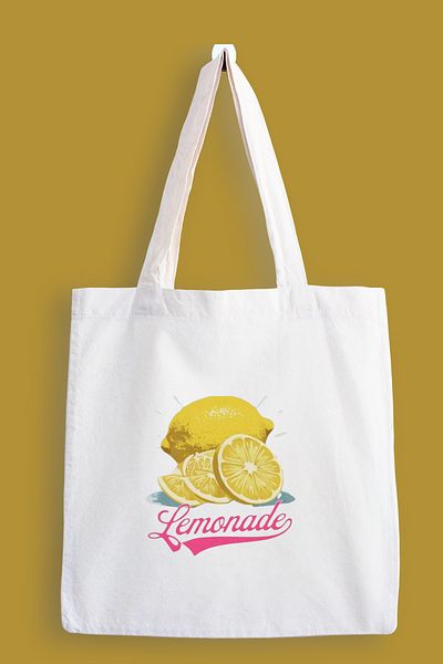 designedfy Lemonade Printed Cloth Bag, Tote Bag
