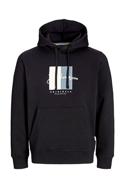 Jack & Jones Jorfrederıksberg Black Men's Sweatshirt 12274585