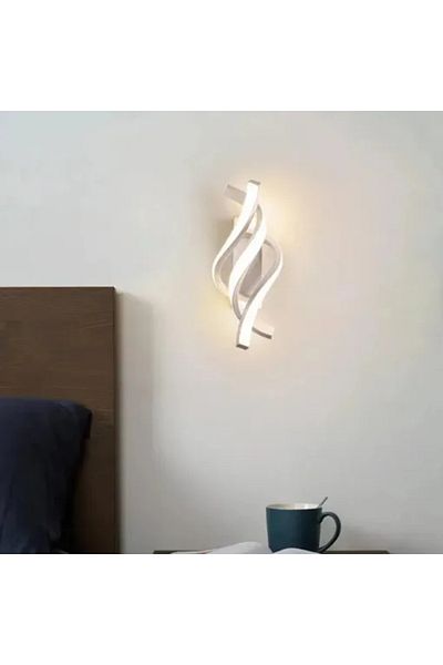 Alista Home Aplica LED Reid 45 W, Lumina Rece/Calda/Neutra, Alb