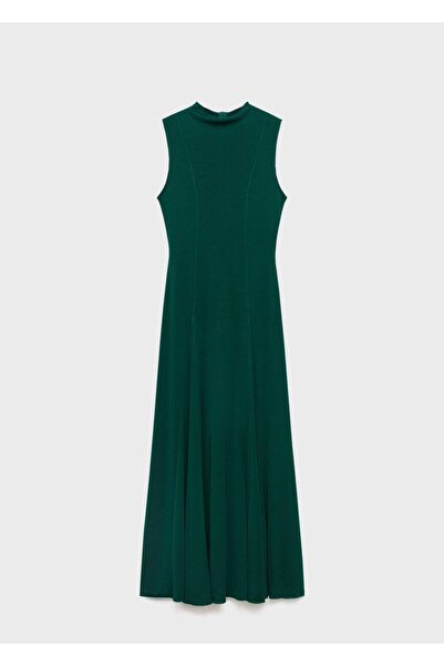 MANGO Woman Godeli midi elbise