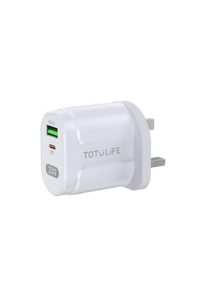 TOTUDESIGN Pure Series Wall Charger PD 33W Quick Charge - White
