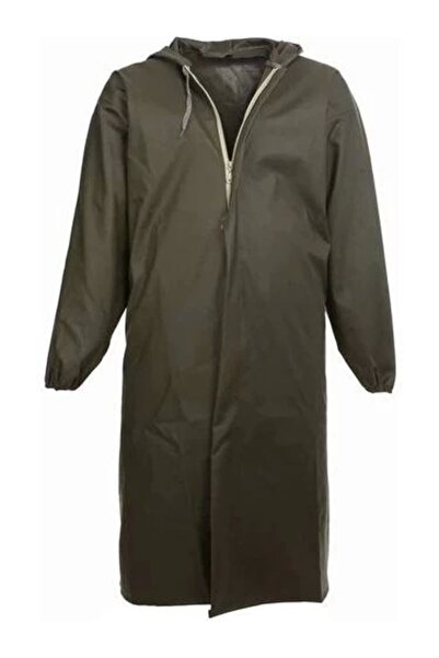 Genel Markalar Liman, Avci, Balıkçı, Kurye Kapüşonlu Pardösü Yağmurluk - Haki