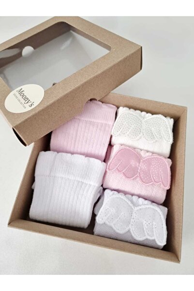 Moonys Socks Collection مجموعة من 5 جوارب من سلسلة خاصة للفتيات الصغيرات والأ...