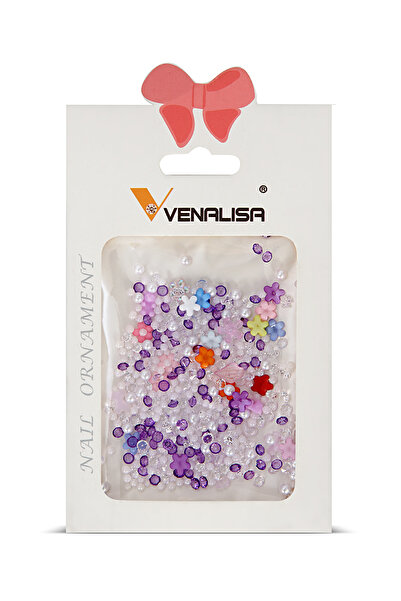 Venalisa Nail Art Tırnak Süsleme Akrilik Çiçek Taş KG-3