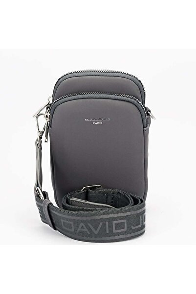 David Jones Dark gray crossbody bag David Jones Paris CM6906 M0