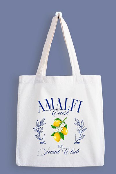 designedfy Amalfi Lemonade Printed Cloth Bag, Tote Bag
