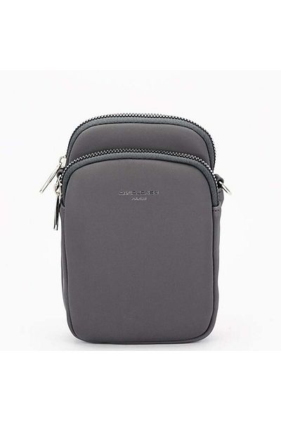 David Jones Geantă crossbody gri închis David Jones Paris CM6906 M0