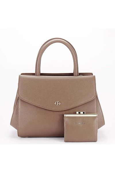 CHRİS BELLA Premium brown bag with wallet CB2427-2 M6