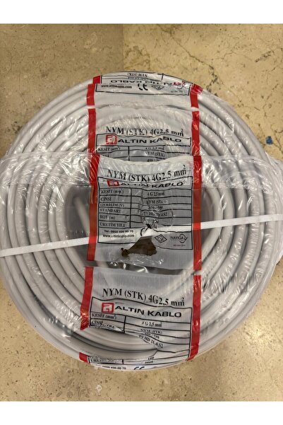 Altın Kablo 4x2,5 TTR Kablo %100 Tam Bakır (İSTEDİĞİNİZ MT SİPARİŞİ VEREBİLİRSİNİZ) 1 Mt fiyatıdır