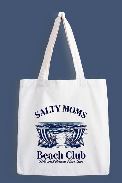 designedfy Salty Moms Printed Cloth Bag, Tote Bag