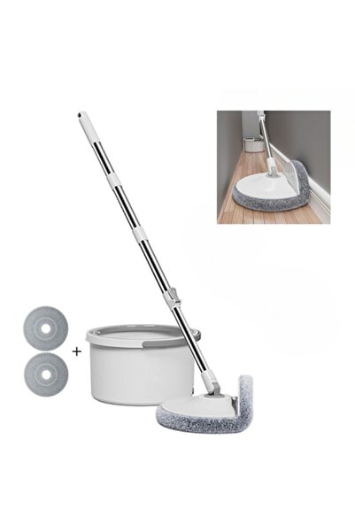 Dreamramp Rotating Mop Dreamramp, Self-Cleaning, 2 Refills, Cleans Baseboards & Corners