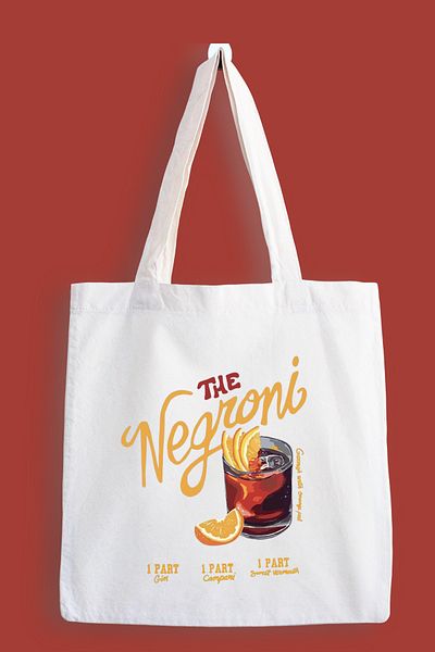 designedfy The Negroni Printed Cloth Bag, Tote Bag