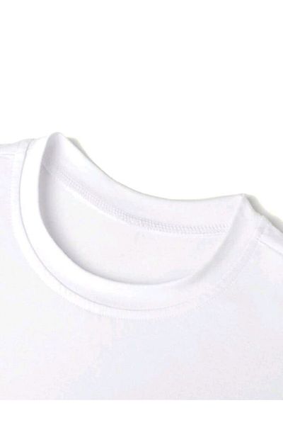 MAGORS Stil-X "I Love You" Printed Cycling Collar 100% Cotton Women's Tshirt, White Color