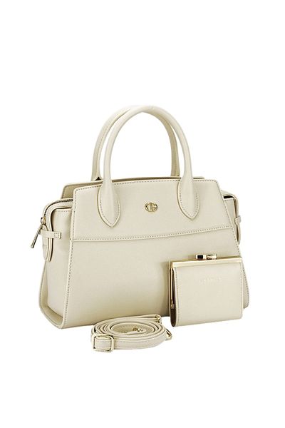 CHRİS BELLA Premium cream bag with wallet CB2427-1 M7