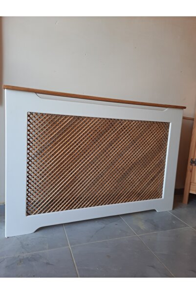 handwood Ahşap Petek Önü Kapama Dresuar Beyaz-Ceviz Hazeranlı Petek Kaplama